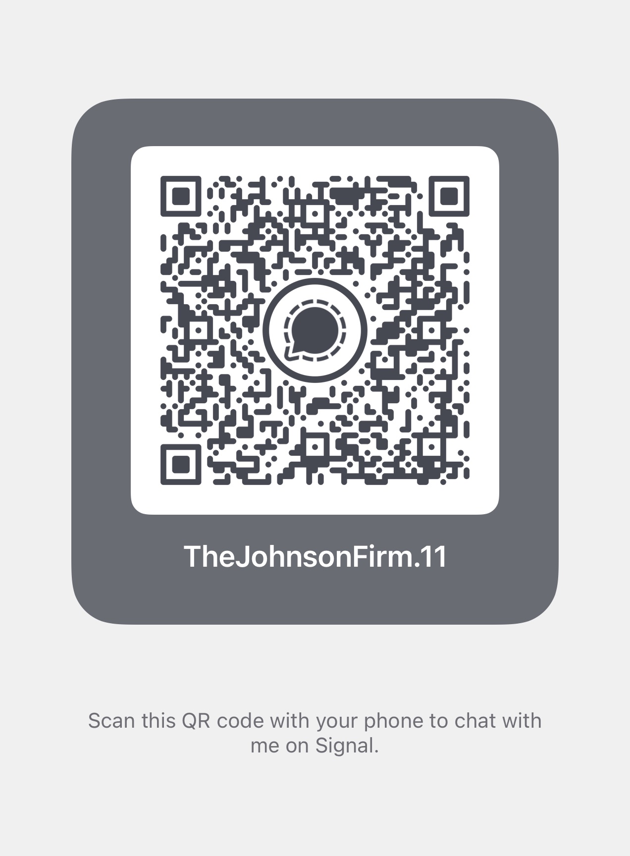 Signal QR Code
